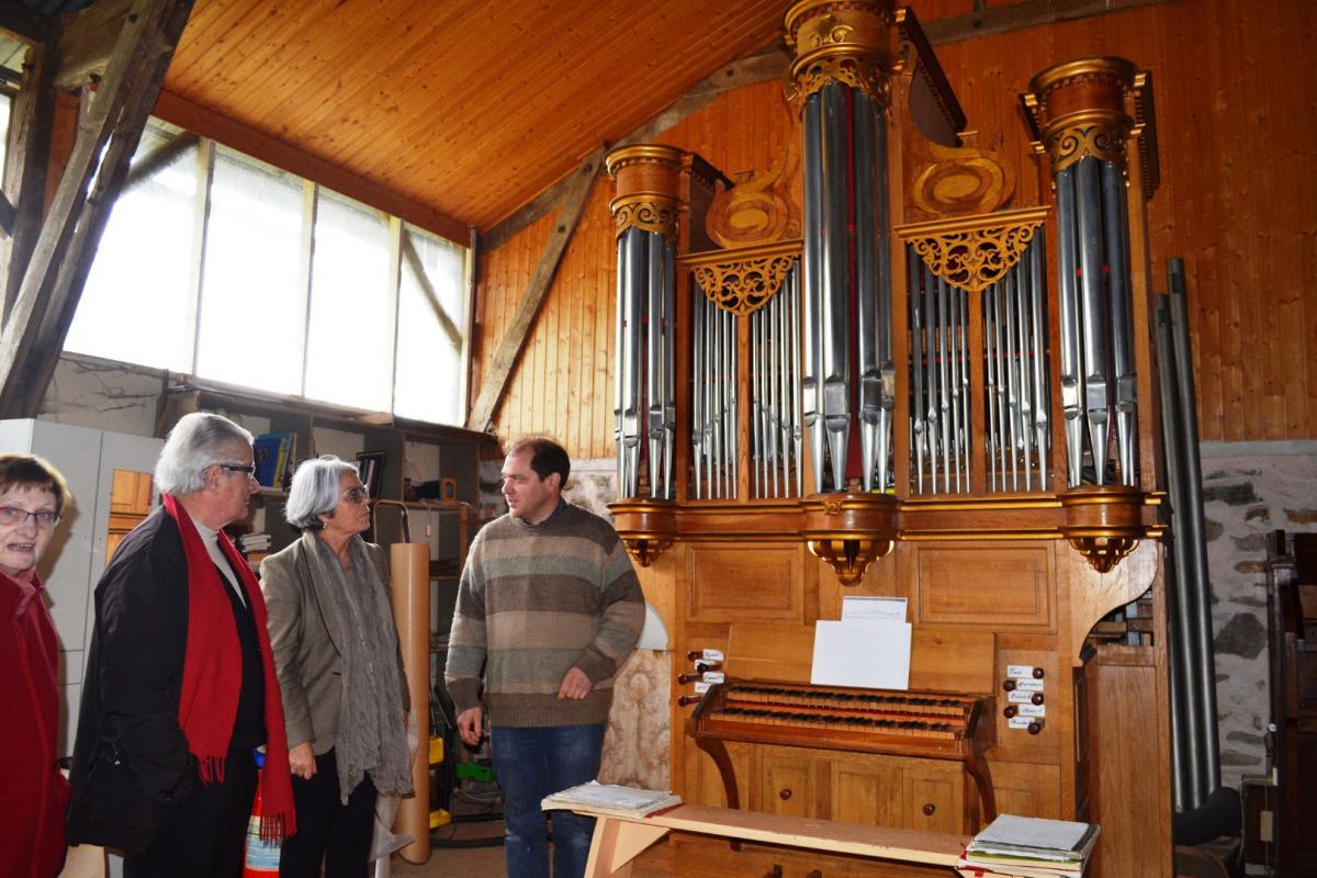 Présentation d'un orgue à l'atelier