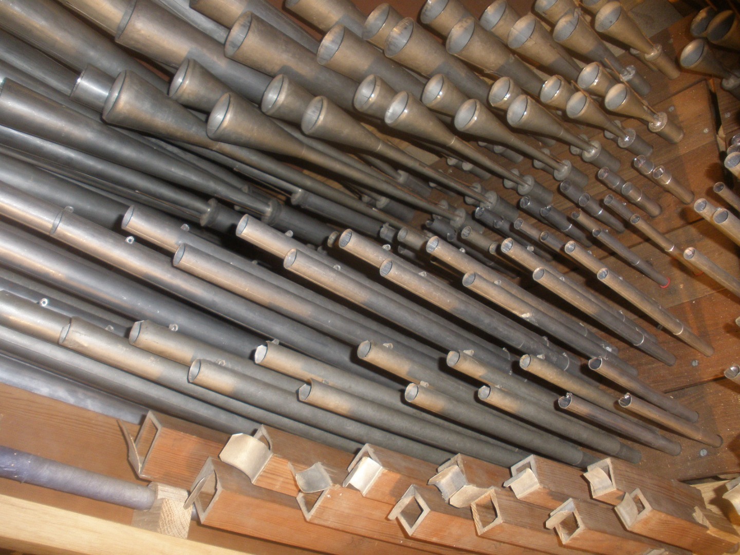 Intérieur de l'orgue de Septfonds (récit)