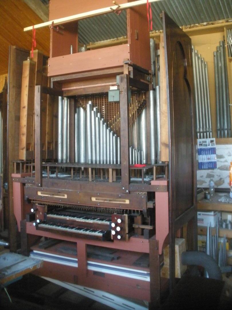 Montage d'orgue à Maureilhan