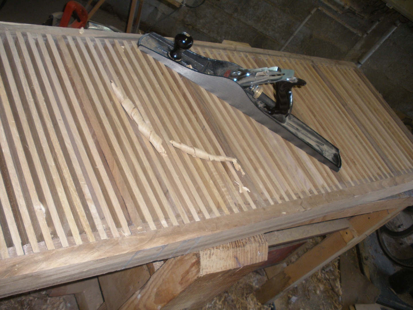 Dressage d'une grille de sommier